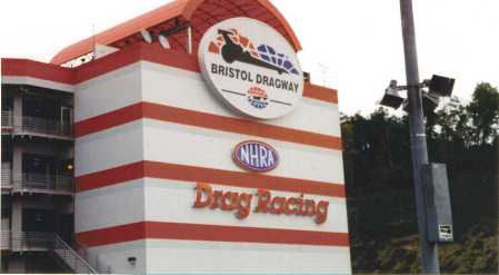 Bristol Dragway Entrance Gate
