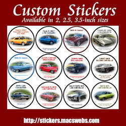 Custom Chevrolet Stickers